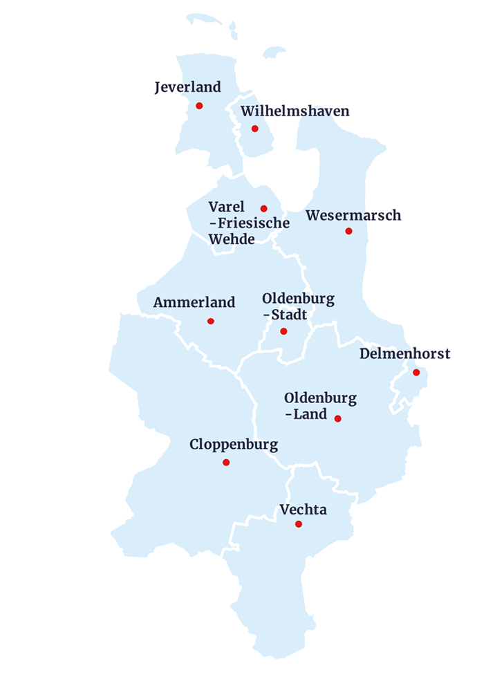 Oldenburglandkarte